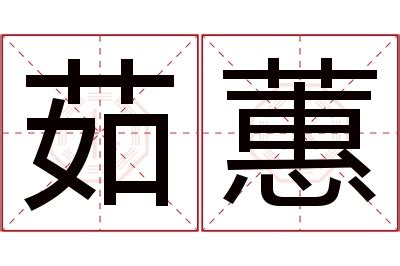 蕙名字意思